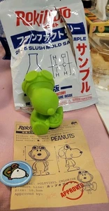 🔥 SDCC 2025 Rokimoto Dreams Slurprise Slush Mold Sample Proto Green Snoopy - Picture 1 of 6