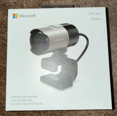 Microsoft LifeCam Studio 1080P WebCam Model 1425 Video Recording True Color - Image 1 of 4