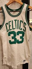 Authentic 1980s NBA Sand Knit Boston Celtics Larry Bird Jersey 33 Men M 40 SEWN