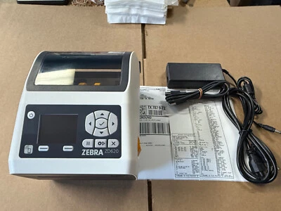 Zebra ZD620 Ethernet USB Thermal Barcode Shipping Label Printer ZD62H42-D01L01EZ - Image 1 of 4