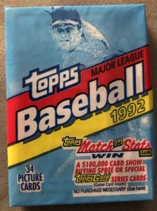 Topps Baseball Pack 1992 Omar Olivares Cardinals (top) Hensley Meulens Yankees - Foto 1 di 2