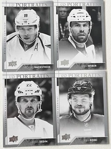 2017-18 Upper Deck Portraits Hockey Card Pick From List !! - Picture 1 of 94