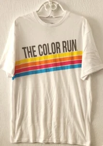 The Color Run The Happiest 5K In The Planet White T Shirt Size XL - Picture 1 of 4