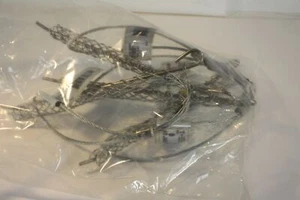 HUBBELL KELLEMS GRIP 00310001 .500" - .610" SINGLE WEAVE, SINGLE EYE, GALV. 8pc - Picture 1 of 5