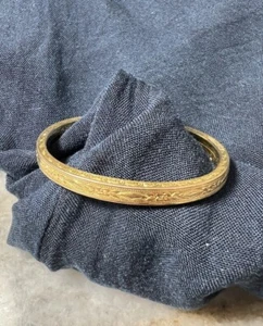 Bracciale antico vittoriano bambino/bambini pieno oro con cerniera - Foto 1 di 9