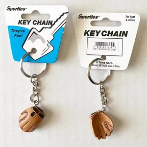 Baseball Glove Key Chain (3 PACK) Durable made of hard plastic - FAST SHIPPING! - Picture 1 of 4