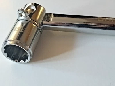 21mm Scaffold Spanner – Heavy Duty Metal Head, Notch & Kurl Handle – Slip-Resist - Image 1 of 4