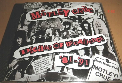Motley Crue hits CD Dr Feelgood Shout At Devil Home Sweet Home Smokin Boys Room Foto 1 de 4