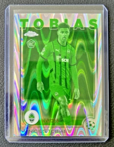 2024-25 Topps Chrome UCC Shakhtar Donetsk VINICIUS TOBIAS RC Raywave Refr. /225 - Foto 1 di 2