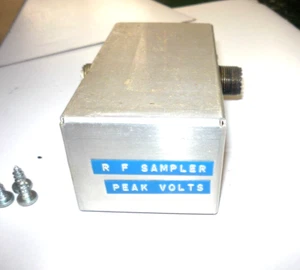 RF SAMPLER PEAK VOLTS UNIT - 6AL5 TUBE INSIDE FROM HAM RADIO ESTATE - Picture 1 of 12