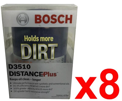 For 1965-2004 Chevrolet GMC Hummer Pontiac OEM GENUINE OIL FILTER 8PCS D3510 - Image 1 of 4
