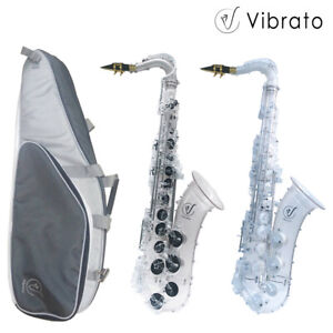 Saksofon vibrato T1 tenor poliwęglan wodoodporny - przezroczysta edycja przezroczysta