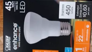 45-Watt Equivalent R20 Dimmable CEC Title 24 Compliant LED ENERGY STAR 90+ CRI F - Picture 1 of 3