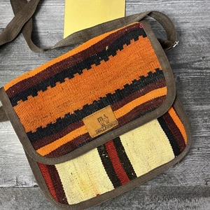 Zollanvari Messenger Fabric Bag-as Is - Picture 1 of 6