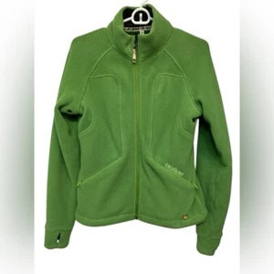 Burton Green Dry Ride Fleece Lined Ski Coat/Sweater - Picture 1 of 8
