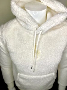 Polo Ralph Lauren Hoodie Sweatshirt Damen Größe S Off weiß großes Logo Pullover - Bild 1 von 8