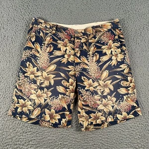 Vtg Polo Ralph Lauren Hawaiian Tropical Floral Chino Shorts Mens 36 Bleeker Fit - Picture 1 of 14