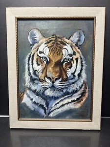 Pintura acrílica original Helmut Adomite sobre tablero duro 10,5” X 13,5” enmarcada ¡Guau! - Imagen 1 de 15