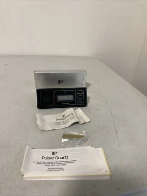 Pulsar Quartz Digital Alarm Chronograph Timer W/ Electronic Voice Synthesis EKB - Image 1 of 4