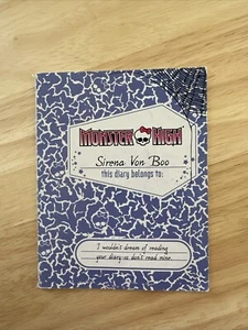 Monster High Sirena Von Boo Doll Diary Journal Only 2013 BJR42 - Picture 1 of 2
