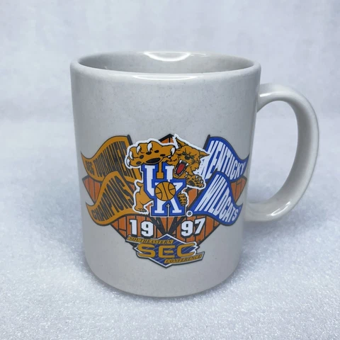 University of Kentucky Wildcats Basketball 1997 SEC Champions Coffee Mug Cup UK Cover