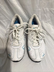 PUMA WMNS Tazon 6 White Teal Silver Sneakers Size: 8.5 186635-03 - Picture 1 of 6