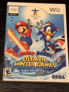 Mario & Sonic at the Olympic Winter Games (Nintendo Wii, 2009) Completo con Manual - Imagen 1 de 5