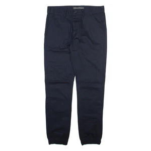 FRENCH CONNECTION Mens Trousers Blue Regular Tapered W30 L30 - Picture 1 of 6