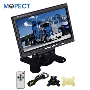 MOPECT HD 7" TFT LCD Farbig Rückspiegel Monitor Für Auto LKW PKW Rückfahrkamera - Bild 1 von 12
