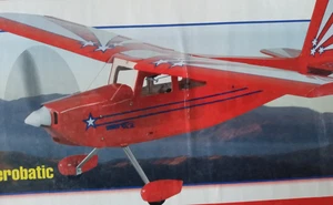 DECATHLON EP RC PLANE ELECTRIC RED BEGINER INTERMEDIT OR PRO 28.75IN WING - Picture 1 of 9