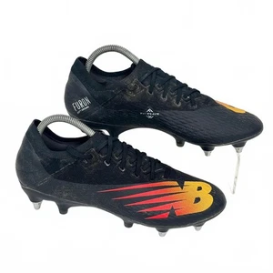 Scarpe da calcio New Balance Furon 6.0 Soft Ground Fit Weave nere arancioni UK 7,5 - Foto 1 di 10