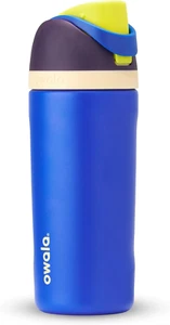 Kids Freesip Insulated Stainless Steel Water Bottle 16 Oz Straw BPA-Free - Picture 1 of 5