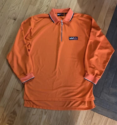 Pullover TOMMY HILFIGER 1/4 Cremallera Manga Larga Talla Grande Naranja Foto 1 de 4