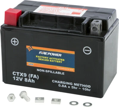 Suzuki 2018-2019 GSX 250R FirePower Factory Activated Battery - CTX9-BS (FA) - Image 1 of 4