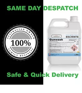 GUNWASH THINNER CLEANING SOLVENT 5L & 20L Australian Made since 1998, Gun Wash - Picture 1 of 4