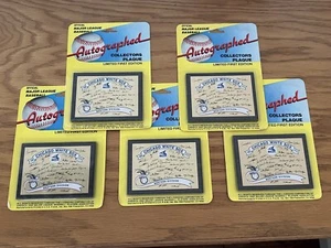 Chicago White Sox 1977 Lot (5) Plaque Vintage Facsimile Auto NEW Comiskey MLB - Picture 1 of 2