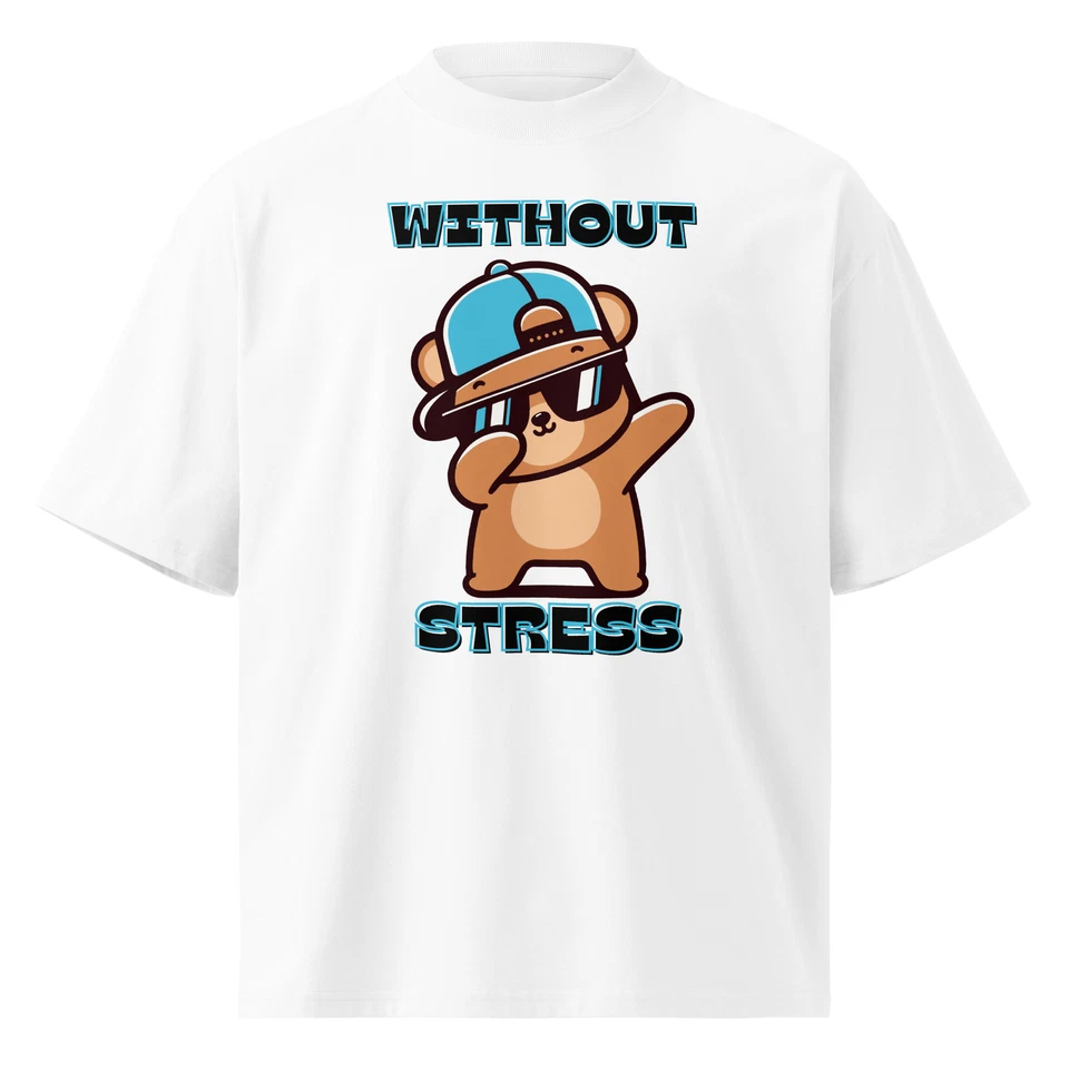 Camiseta Unisex Orgánica Oversize Cuello Alto Foto 1 de 1