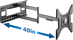 Langarm TV Wandhalterung, 40" extra lange Reichweite Verlängerung, voll beweglich verlängert Cor - Bild 1 von 9