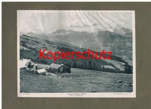 048-3 Klausener Hütte Rifugio Campaccio Alpenvereinshütte Lichtdruck 1908 !! - Bild 1 von 1