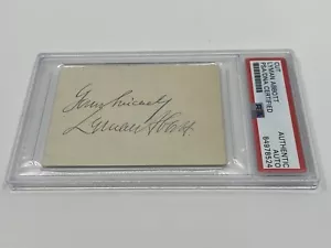 Lyman Abbott Congregationalist Theologian Author Signed Autograph Cut PSA DNA - Picture 1 of 1