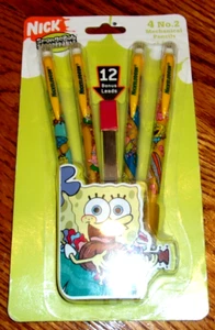 Juego de lápices mecánicos Bob Esponja Pantalones cuadrados #2 - Nuevo - Imagen 1 de 6