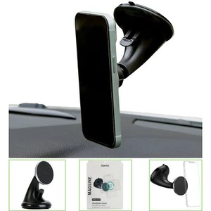 Hama Phone Holder Magnetic Holder Suction Cup For Apple MagSafe iPhone 16 15 14 13 - Picture 1 of 11