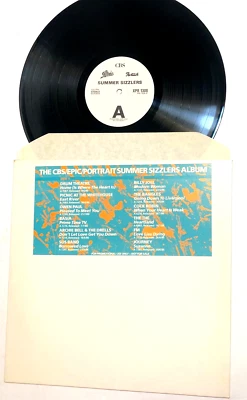 The CBS/Epic/Portrait Summer Sizzlers Album Lp promo Journey The Bangles Billy J Foto 1 de 4