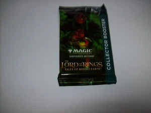 X1 Sealed Collector Booster Pack MTG Lord of the Rings Free Ship & Tracked - Picture 1 of 2