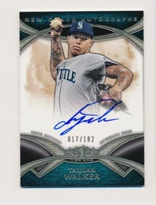 2014 Topps Tier One New Guard Auto #/182 Taijuan Walker #NGA-TW Auto Mariners - Picture 1 of 2