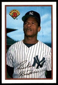 1989  Bowman #181 Rickey Henderson Hall of Famer