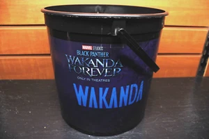 MARVEL Comics Black Panther Wakanda Forever Movie Merchandise Popcorn Bucket - Picture 1 of 9