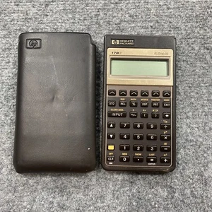 HP 17BII Hewlett Packard Business Calculator with Sleeve/Case - Picture 1 of 7