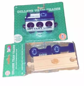 Penn State Wooden Toy Train Engine By College Team Trains With Track - Picture 1 of 9