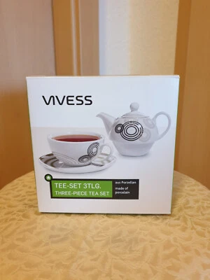 Single Tee-Set 3 Tlg. aus Porzellan - Bild 1 von 4